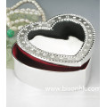 Wholesale Fashion Silver Jewelry Box, Sweet Heart Metal Jewelry Box